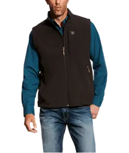 Ariat Men's Vernon 2.0 Coffee Bean Softshell Vest