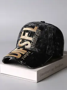 Spring Summer Embroidered Distressed Baseball Cap Dad Hat! Unisex Soft-Top Washed Sun Hat