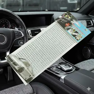 4mm Self-Adhesive Rhinestone Stickers for DIY Craft, Nail Art, Phone Case & Car Interior Decor, High Refraction Glitter Gems, Multi-Surface Adhesive Sparkle Sheets for Creative Design