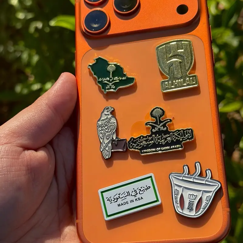 Saudi Arabia Phone Sticker Aesthetic Saudi Flag Sticker Cute Vinyl for Phone Tablet Laptop Decorative Accessory