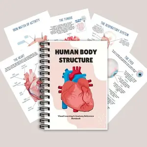 Anatomy and Human Physiology Study Notebook, Dedicated Learning Journal for Medical Students, Essential Tool for Anatomy Studies