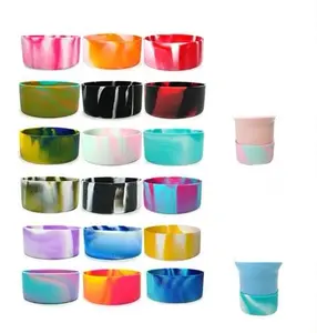 Marble Silicone rubber boot coaster protector for 30oz & 40oz style tumblers