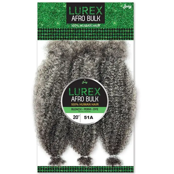 Zury Sis Lurex 100% Human Hair Braid - AFRO BULK 20" 3X