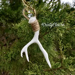 Antler Ornament Christmas - Festive Home Decoration