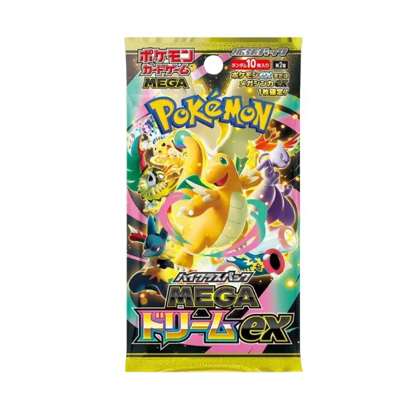 Pokmon Mega Dream EX Booster Pack Authentic Japanese Trading Card Game  Multiple Pack Quantity Options Live Opening Available - TikTok Shop