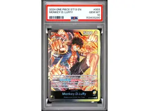 2024 One Piece Ultra Deck the Three Brothers Monkey D. Luffy #ST13-003 PSA 10