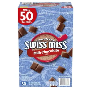 Swiss Miss Milk Chocolate Flavor Hot Cocoa Mix, 1.38 oz. 50-Count
