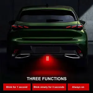 Motorcycle LED Car Brake Light Flashing Light LED Rear Taillight Safety Lamp Light Car LED Signal Lamp F1 Style DRL 12V Fog Lamp