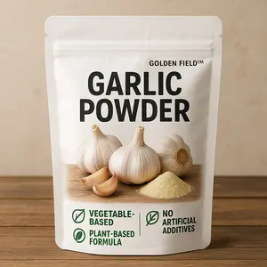 Golden Field Garlic Powder 6.35oz - Vegetable-Based Plant-Based Formula No Artificial Additives for Cooking & Culinary Use