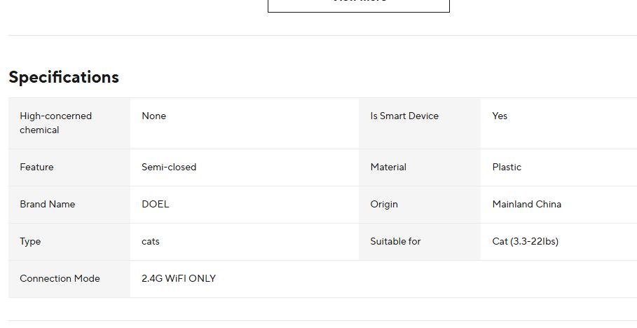Self Cleaning Cat Litter Box 65L Automatic Cat Litter Box w/ Trash Bag & Litter Mat Smart Cat Toilet App Control 2.4G WiFi