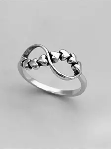 7 sizes available Classic Simple Heart Shaped Infinite Women's Rings Suitable for Daily Party Jewelry Valentine's Day Festive Ladies Jewelry Gifts