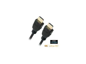 Omni Gear HDMI-2-HDMI 6 ft. Black HDMI to HDMI 2.0 Cable (4K Ultra HD) Male to Male