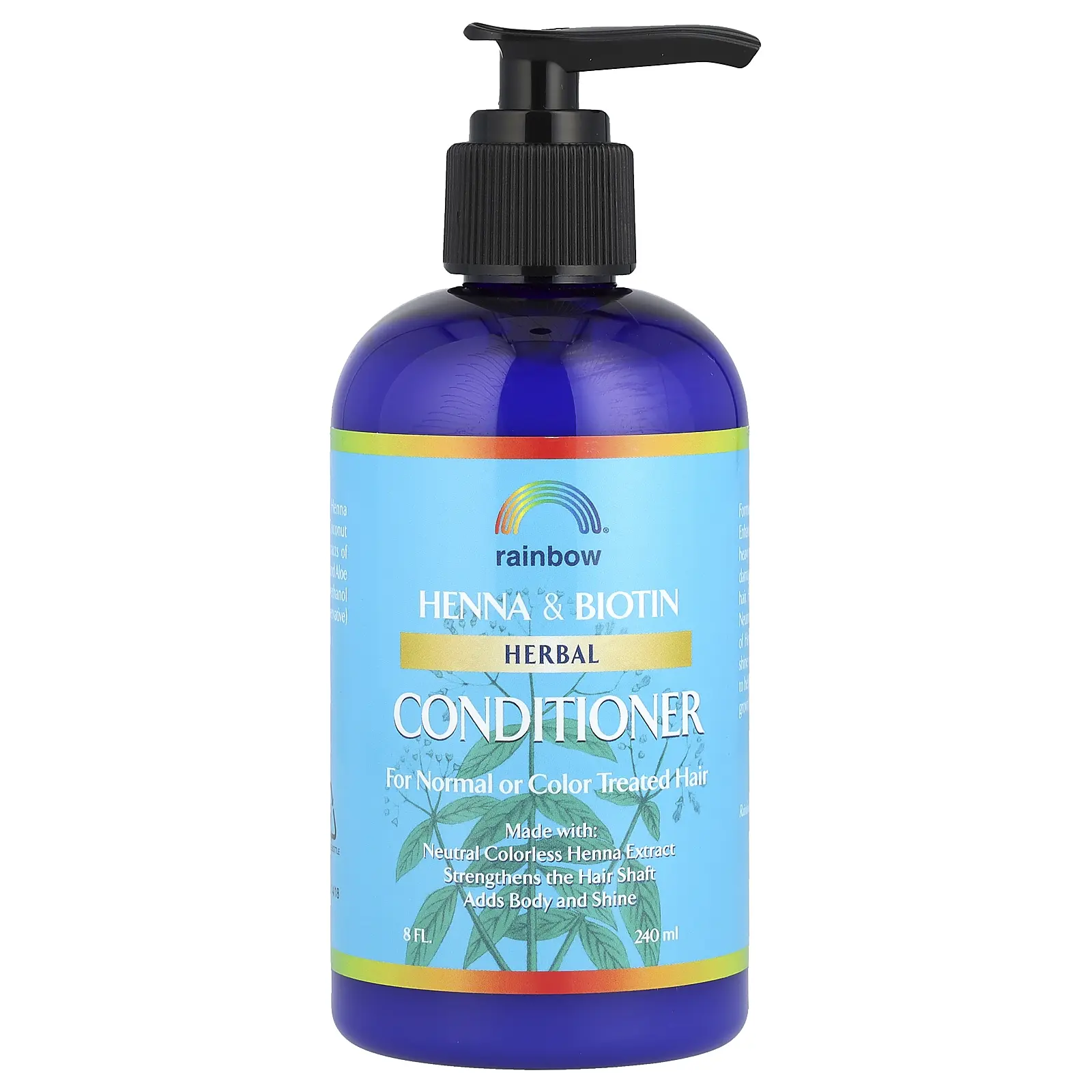 Rainbow Research Henna & Biotin Herbal Conditioner, For Normal or Color Treated Hair , 8 fl oz (240 ml)