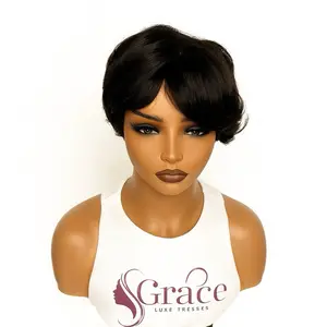Pixie cut frontal lace