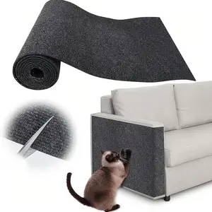 Cat Scratch Protector Sofa Protector Self Adhesive Cat Scratching Mat Trimmable Carpet Pad Furniture Corner Wall Guard Protector for Cats Home