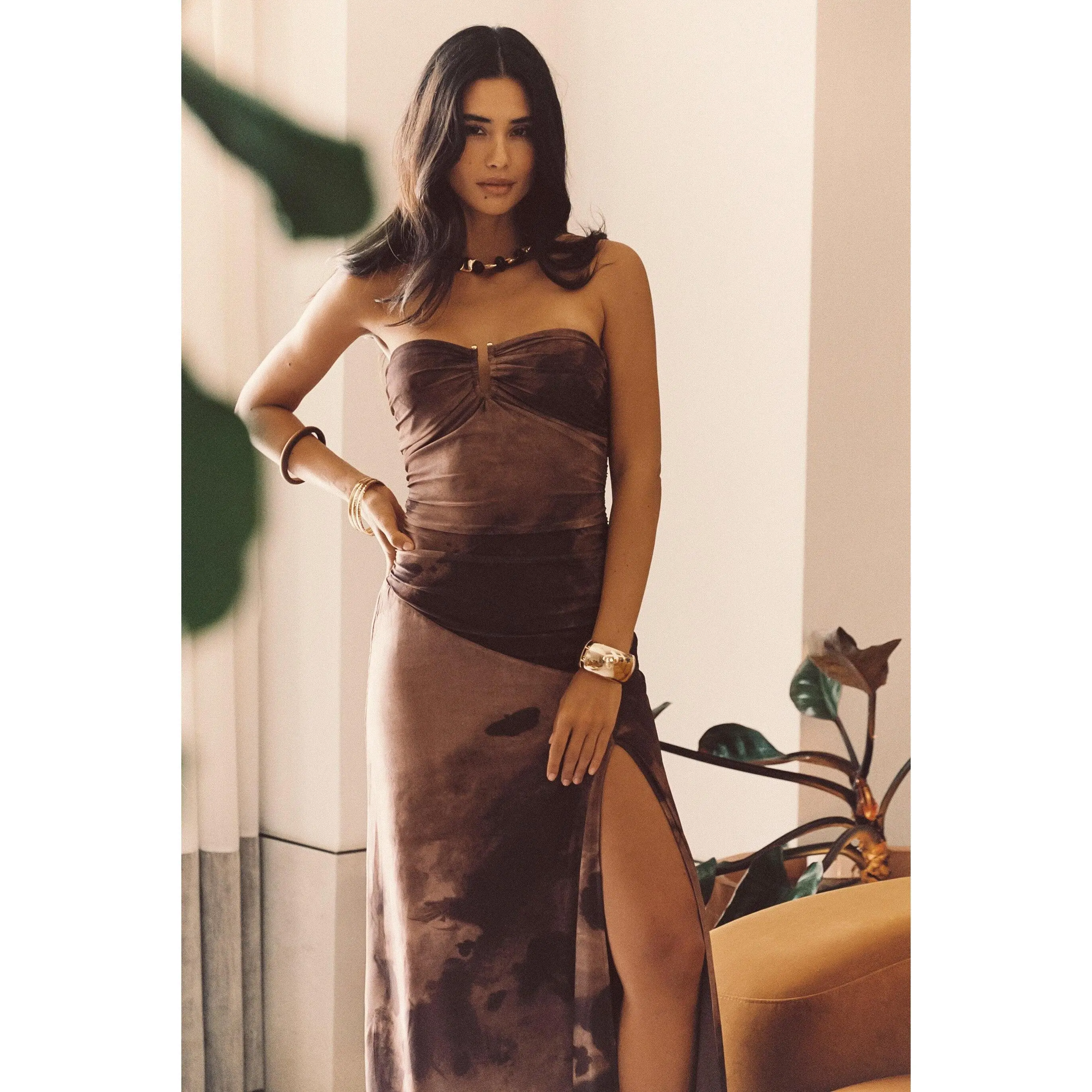 Everly Mocha Mesh Midi Dress - TikTok Shop Everly Mocha Mesh Midi Dress - TikTok Shop