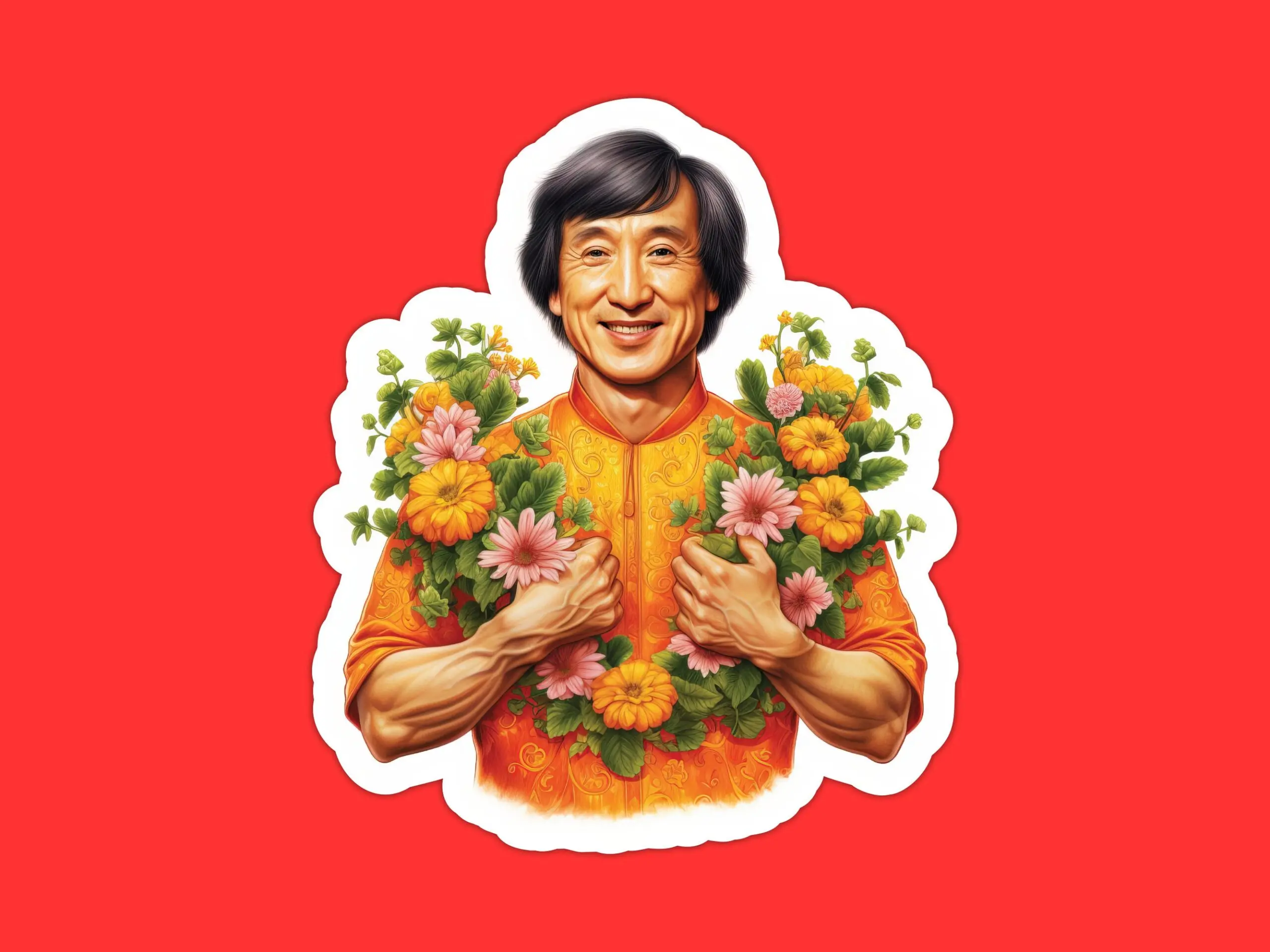 Jackie Chan Sticker