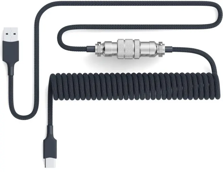 Aviator Coiled USB C Cable Detachable Electronic Aviator Coiled USB C Cable Detachable Electronic