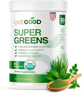 Live Good Organic Super Greens – Organic Super Greens | Plant-Based Green Superfood