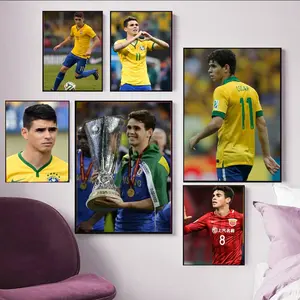 Brazilian Midfielder O-Oscar Poster Lightfast self-adhesive posters ideal for gifting and adorning walls in bedrooms living rooms bars cafes and eateries high-def printing water-repellent safeguard