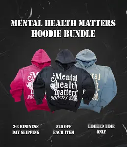 3 Hoodie Bundle: Mental Health Matters