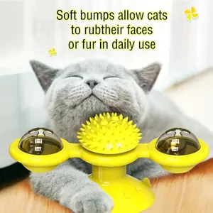 Rotating Cat Windmill Toy – Funny Interactive Teaser, Cat carrier Training, Vitality Boost & Boredom Relief