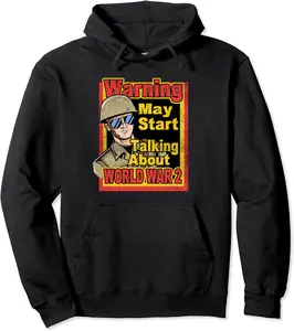 Vintage WW2 Memorabilia WWII Shirt History Buff Costume Pullover Hoodie - Keylamartine Shop 84B0CRYBVXPZ