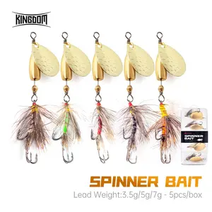 5pcs Submerged Rotating Sequins, 6.4g/7.9g/11.2g, High Reflectivity, Dual Hooks, Fishing Tackle, Fishing Essential, Christmas, Halloween, Father's Day