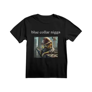 Blue Collar T-Shirt, SpongeBob T-Shirt, Meme T-Shirt, Funny T-Shirt, TikTok T-Shirt