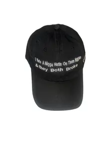 Unisex Unbranded Baseball Cap One Size Black