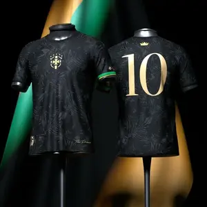 Premium The Prince N#10 of Selecao Edittion Black Color Soccer Jersey, Vintage Streetwear Soccer Jersey, Perfect Gifts, Gifts Boyfriend, Sports Top, Gym Athletic Clothes