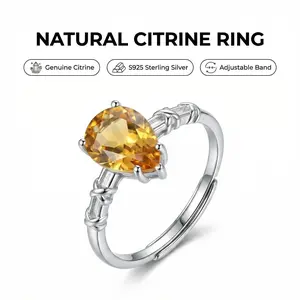 Natural Citrine Ring