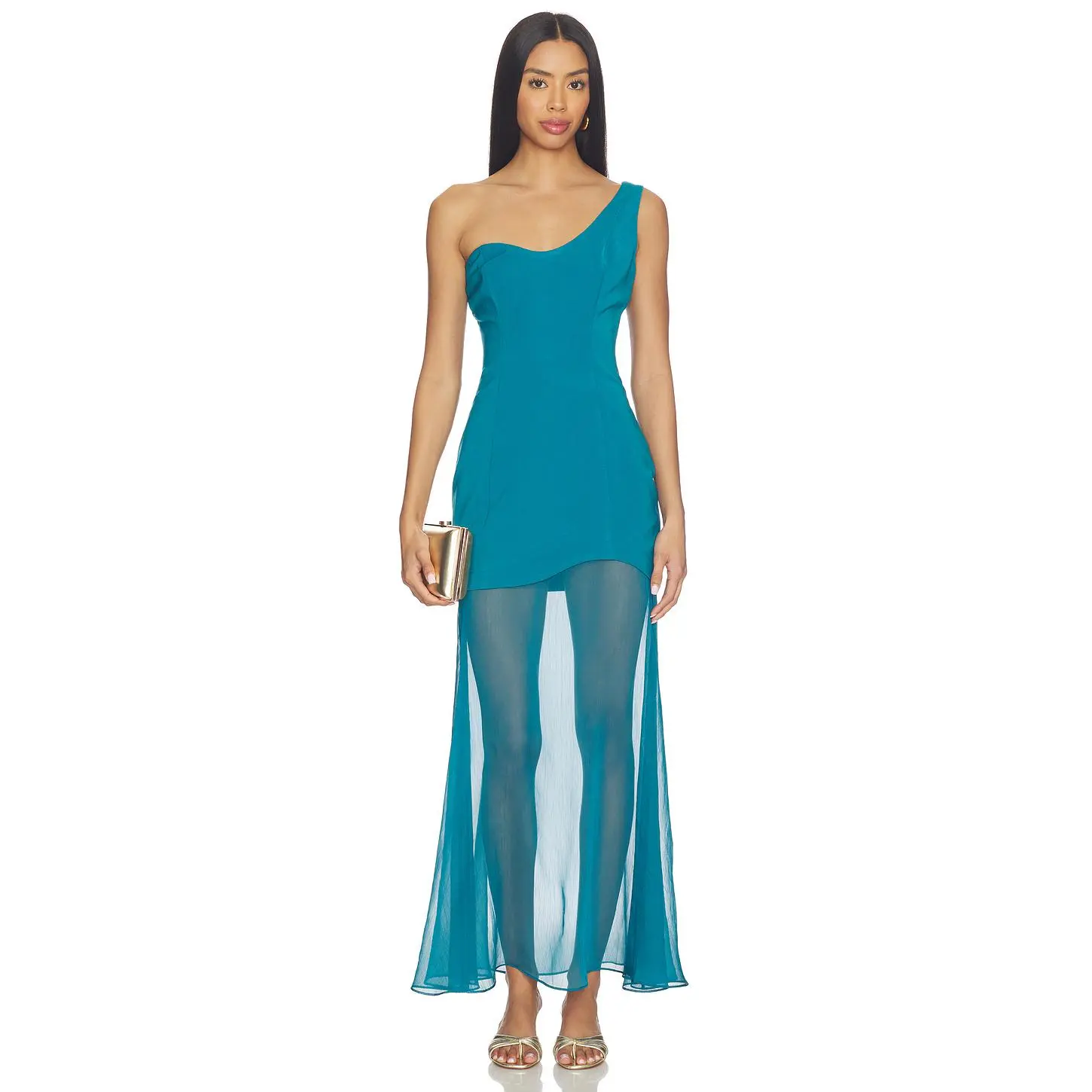 Line & Dot Nikoleta Dress in Teal - TikTok Shop