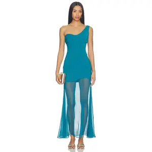 Line & Dot Nikoleta Dress in Teal