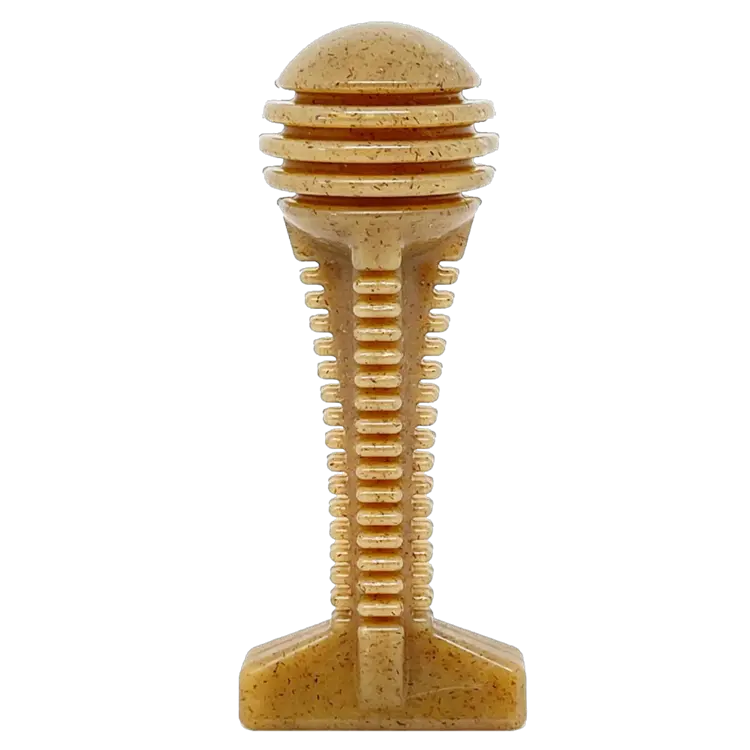 Honey Bone Dental Tower eChew Ultra Durable Nylon Dog Chew Toy - Original Large Size for Aggressive Chewers, Vet Approved, Made in USA