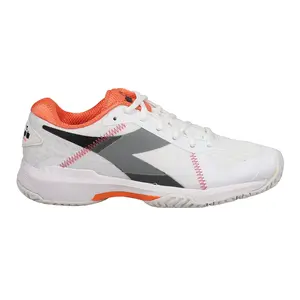 diadora Womens Trofeo Ag Pickleball Pickleball, Tennis Sneakers Shoes - White