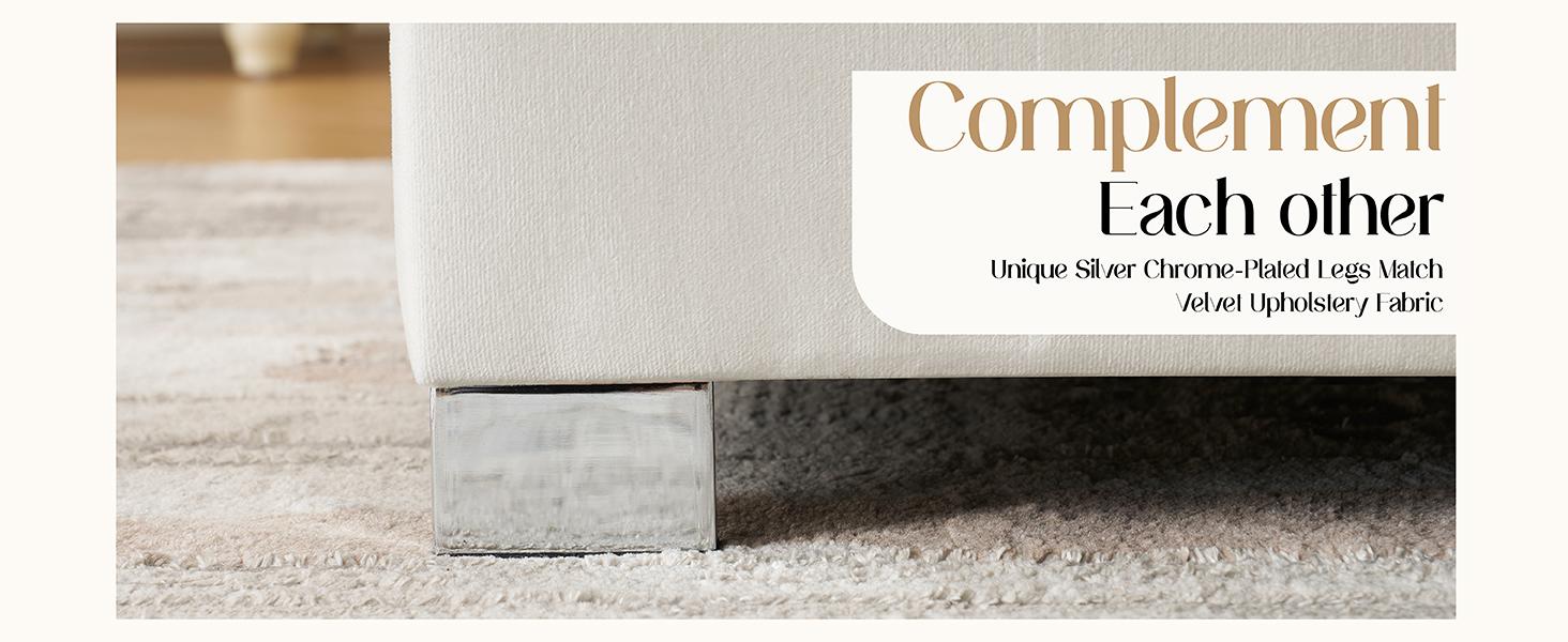 AMERLIFE Modern  Bed Frame with 58" Tall Headboard, Velvet Upholstered Platform Bed with Channel Tufted Wingback Headboard & Plating Trim Design, No Box Spring Needed, Luxury Bedroom Furniture/Best Gift Ideas/Christmas Gifts