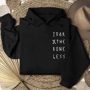 2 Side Ivar The Boneless Hoodie, Retro Viking Unisex Sweatshirt, Gamer Gift, Movie Fan Shirt