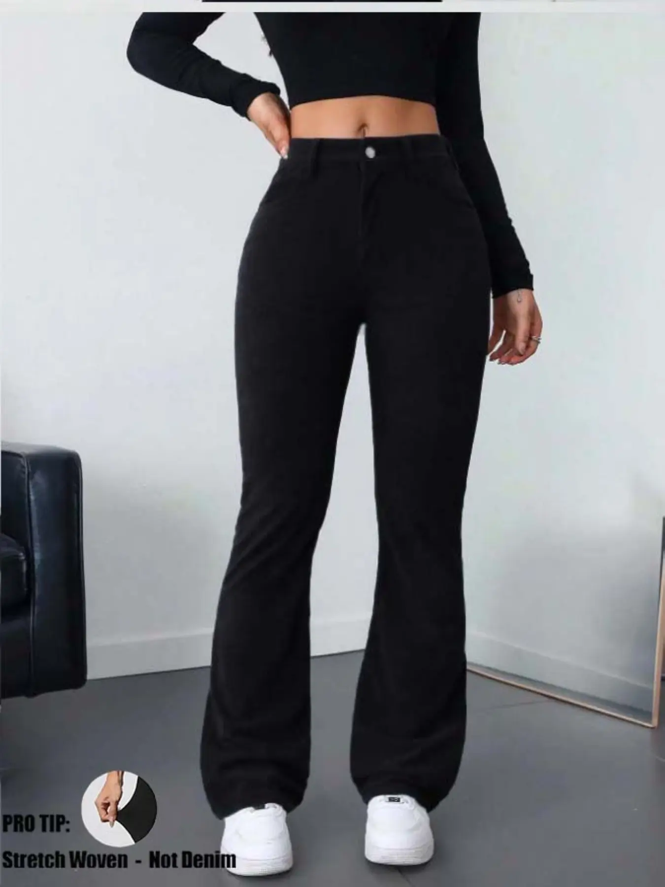 High Waist High Stretch Flare Jeans, Luxury Denim Jeans, Women's Fashion Casual Wear, Comfortable and Stylish, Perfect for Daily Use