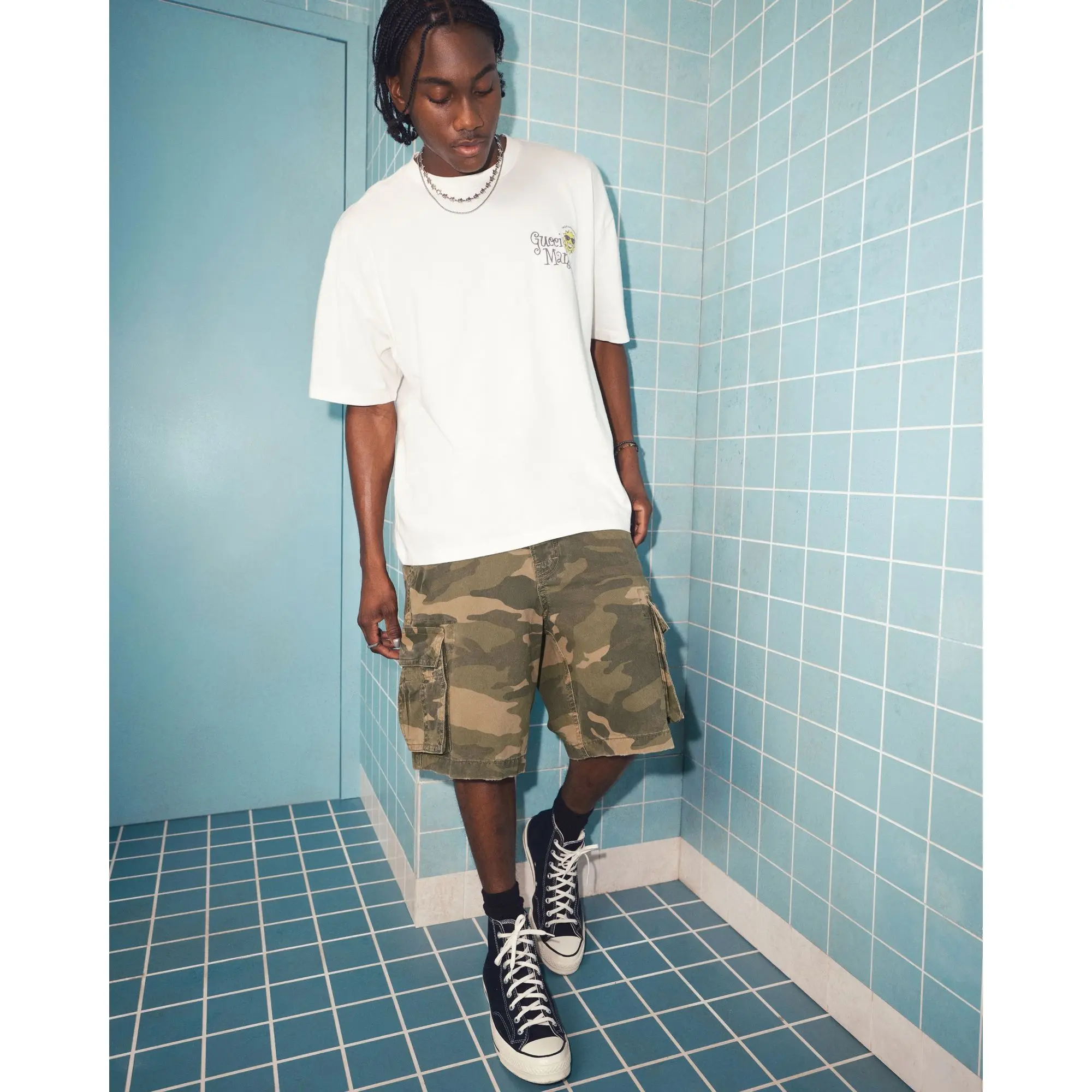 Hollister Camo Baggy Cargo Shorts Hollister Camo Baggy Cargo Shorts