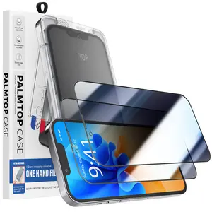 Anti-peeping Tempered Glass Screen Protector, 2pcs/set Full Screen Coverage Protective Film, Durable Phone Screen Protector for iPhone 11 12 13 14 15 Plus 15 Pro Max