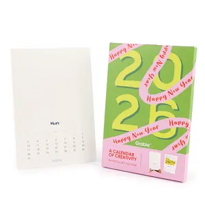 Grabie 12-Month Watercolor Calendar Set For 2026, gift for valentines's day
