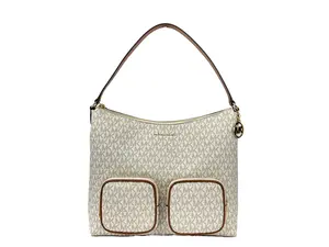 Pre-owned MICHAEL KORS Leather, Pvc Shoulder Bags Merritt Large Cargo Shoulder Women's Bag