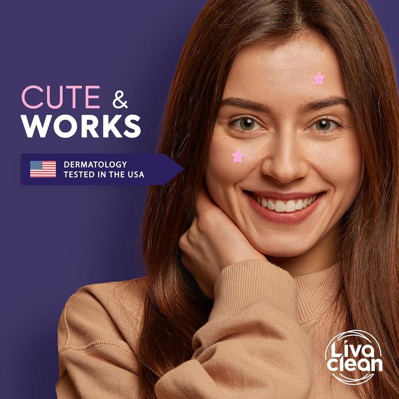 78 Count Pimple Patches for Face, Hydrocolloid Acne Patch Bulk, Acne Stickers for Covering Cheeks, Forehead, Chin Blemishes Zit Breakouts for All Skin Types (Star size ) Cosmetic 78 Count Pimple Patches for Face, Hydrocolloid Acne Patch Bulk, Acne Stickers for Covering Cheeks, Forehead, Chin Blemishes Zit Breakouts for All Skin Types (Star size ) Cosmetic