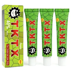 3 Pcs Tattoo Numbing Cream 40% Extra Strength Fast Acting Long Lasting for Tattoos Piercing Microblading Waxing Permanent Makeup