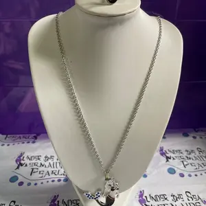 Mermaid mood necklace set Female Anniversary Birthday Daily