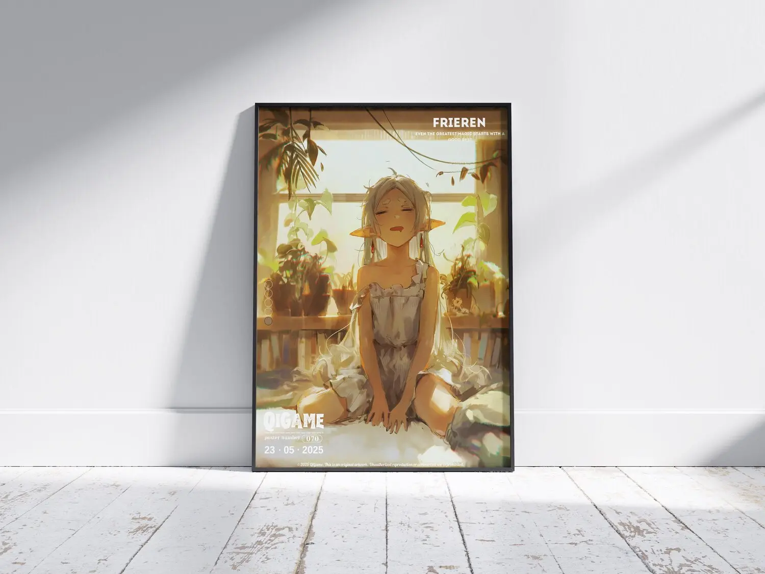 Frieren Poster, Sousou No Frieren canvas art, Frieren ArtWall Art, Sousou No Frieren poster, Sousou No Frieren gift wall décor