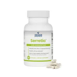 Arthur Andrew Serretia Serrapeptase Formula for Muscle Support
