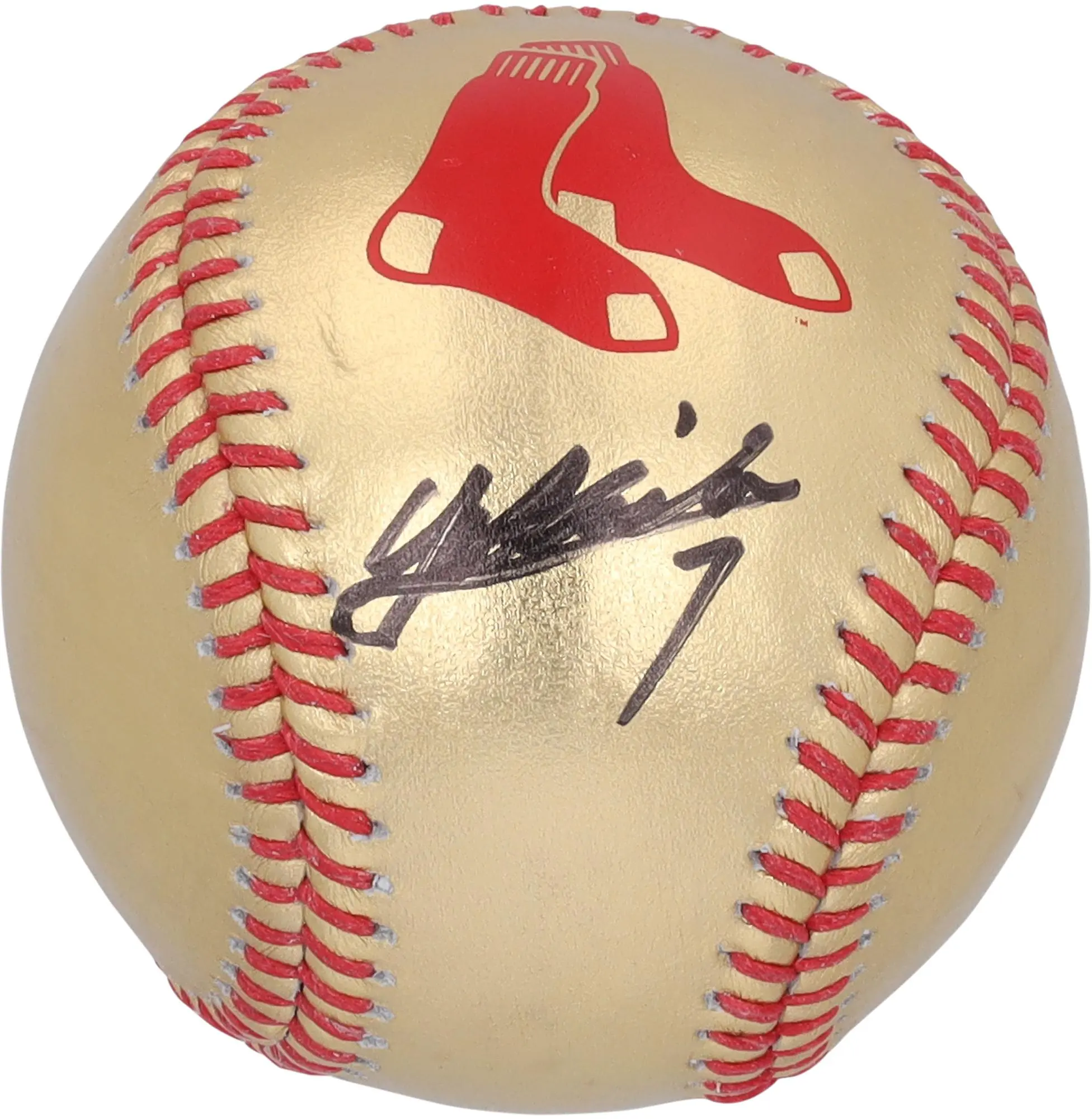 Masataka Yoshida Boston Red Sox Autographed Gold Baseball - Fanatics Authentic Certified