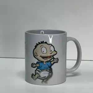 Rugrats Mug Featuring Tommy & Chucky Classic Cartoon Characters Perfect for Fans